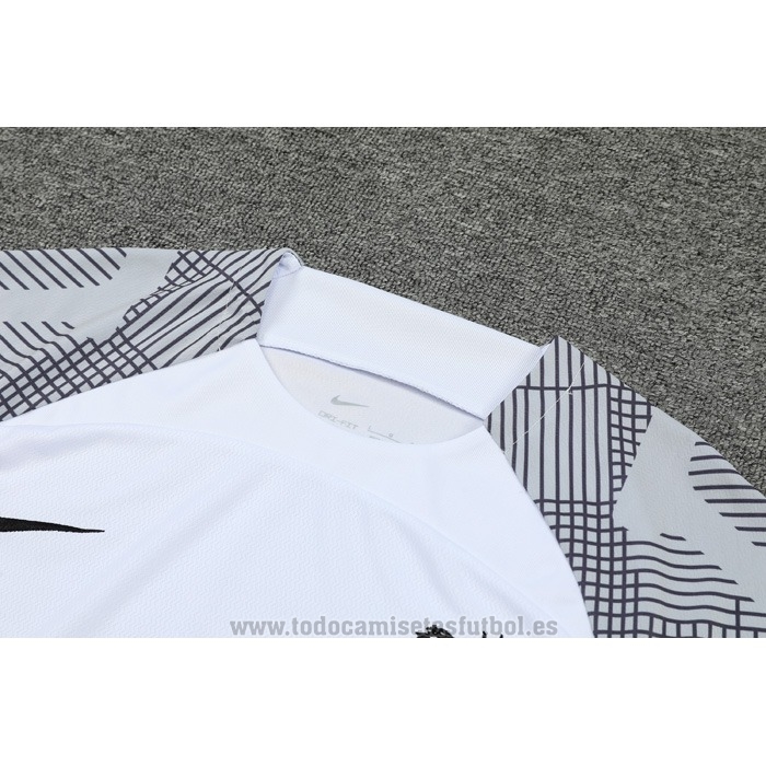 Chandal del Liverpool Manga Corta 2022-2023 Blanco - Pantalon Corto